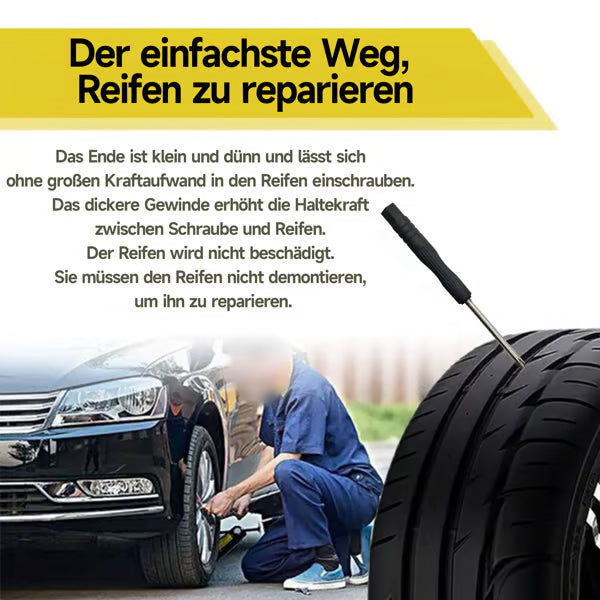 🪛Schnelles Selbstreparatur-Werkzeug🚗Reifenreparatur-Kit mit Gummistiften